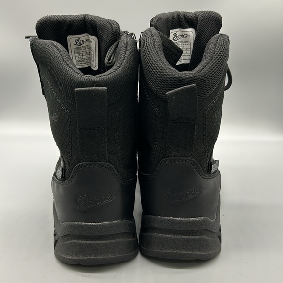 Danner Lookout 8" Black Leather Waterproof Boots Shoes 23824 Mens 8.5” Like New! - Picture 4 of 8